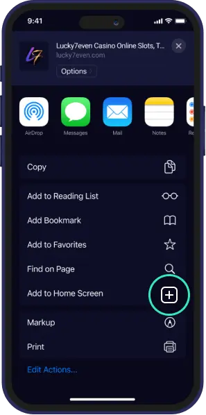 How to Download Lucky7even iOS App — Step 2
