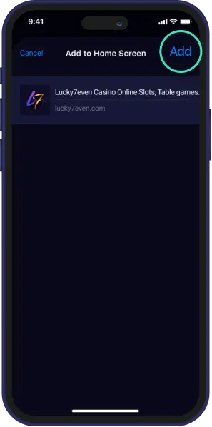 How to Download Lucky7even iOS App — Step 3